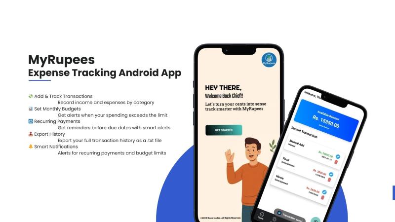 MyRupees – Personal Finance Tracker Android App