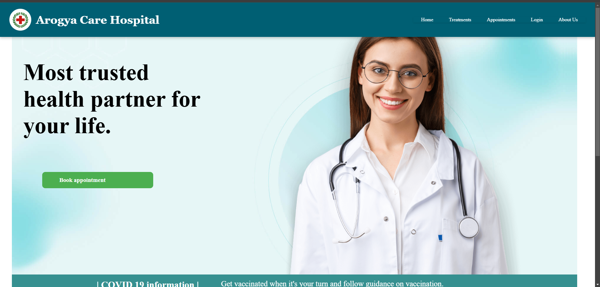 ArogyaCare – Hospital Management System