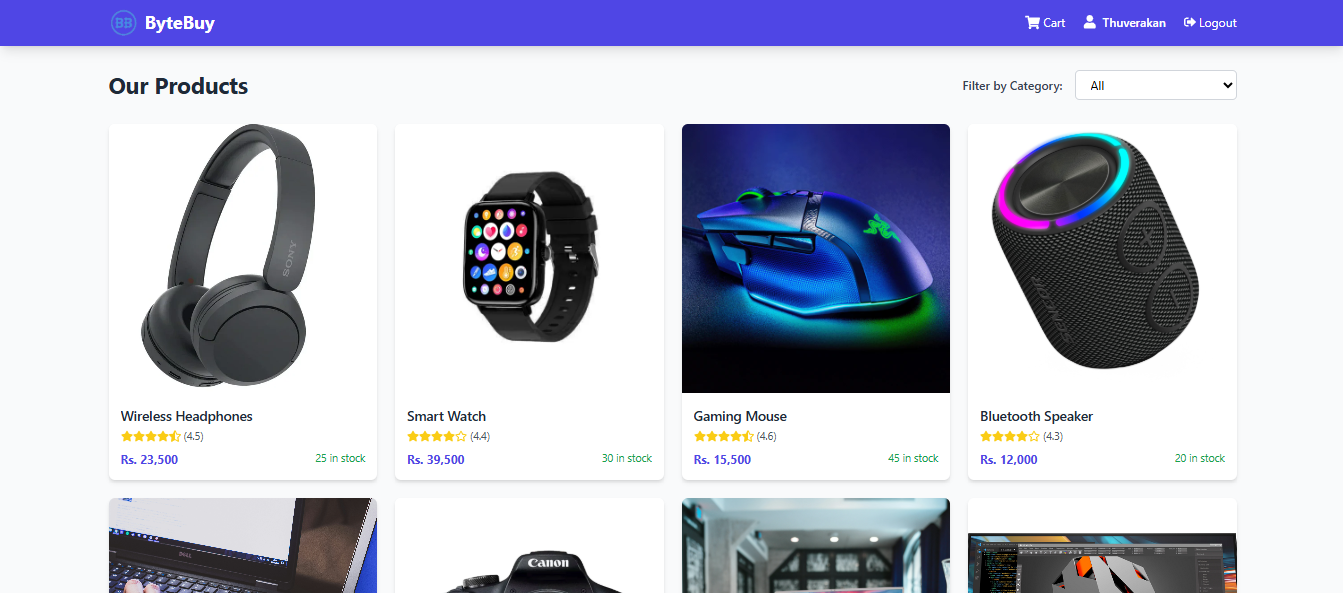 byteby.lk – Product Selling Platform