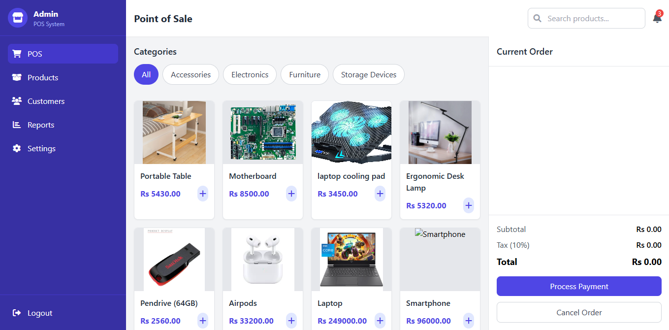 Senzura POS – Cross-Platform Desktop App